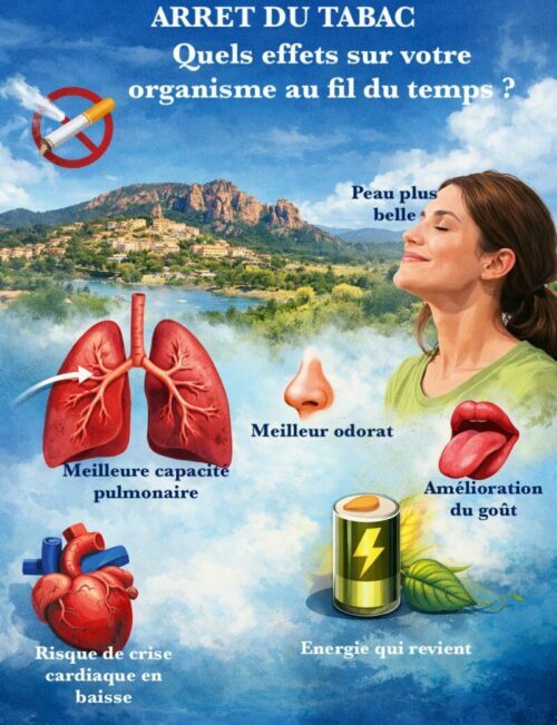 arrêt du tabac et effets sur le corps